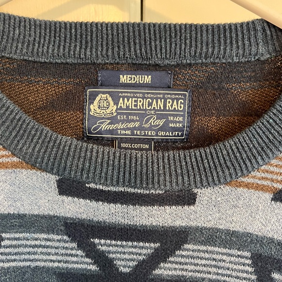 American Rag Aztec Sweater (Fits Small) - Picture 3 of 3